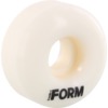 Form Wheel Co Solid White Skateboard Wheels - 51mm 99a (Set of 4)