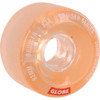 Globe Bruiser Clear Honey Skateboard Wheels - 62mm 83a (Set of 4)