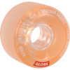 Globe Skateboards Bruiser Clear Honey Skateboard Wheels - 62mm 83a (Set of 4)