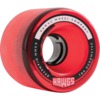 Hawgs Wheels Fattie Clear Red Skateboard Wheels - 63mm 78a (Set of 4)