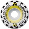 Hazard Wheels AA Emergency Conical White / Yellow Skateboard Wheels - 52mm 101a (Set of 4)