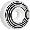 Hazard Wheels CP Formula Swirl Logo Radial White Skateboard Wheels - 53mm 101a (Set of 4)