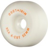 Mini Logo Skateboards A-Cut Hybrid White Skateboard Wheels - 52mm 95a (Set of 4)