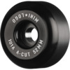 Mini Logo Skateboards A-Cut Black Skateboard Wheels - 52mm 101a (Set of 4)