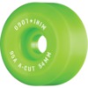 Mini Logo A-Cut Hybrid Green Skateboard Wheels - 54mm 95a (Set of 4)