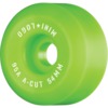 Mini Logo Skateboards A-Cut Hybrid Green Skateboard Wheels - 54mm 95a (Set of 4)