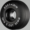 Mini Logo Skateboards C-Cut Black Skateboard Wheels - 54mm 101a (Set of 4)