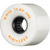 Mini Logo Skateboards ATF A.W.O.L White Skateboard Wheels - 55mm 80a (Set of 4)