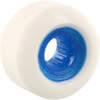 Powerflex Skateboards Rock Candy White / Clear Blue Skateboard Wheels - 58mm 84b (Set of 4)