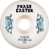 Phasecaster Skateboards Clone White Skateboard Wheels - 52mm 99a (Set of 4)