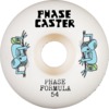 Phasecaster Skateboards Clone White Skateboard Wheels - 54mm 99a (Set of 4)