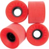 Phasecaster Skateboards Sofa Tone Red Skateboard Wheels - 56mm 78a (Set of 4)