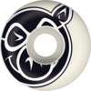 Pig Wheels Classic White / Black - 55mm 99a (Set of 4)