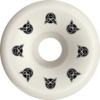 Pig Wheels Conical White / Black Skateboard Wheels - 54mm 99a (Set of 4)