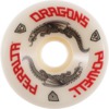 Powell Peralta Dragon Formula G-Bones Off White Skateboard Wheels 36mm CP - 64mm 93a (Set of 4)