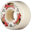 Powell Peralta Dragon Formula Nano Rat Red / White Skateboard Wheels 34mm CP - 52mm 93a (Set of 4)