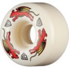 Powell Peralta Dragon Formula Nano Rat Red / Natural Skateboard Wheels 34mm CP - 54mm 93a (Set of 4)
