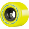 Powell Peralta Snakes Yellow / Black with Blue Skateboard Wheels - 69mm 82a (Set of 4)