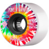 Powell Peralta Byron Essert Tie Dye White Skateboard Wheels - 72mm 75a (Set of 4)