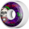 Powell Peralta Mike McGill Skull and Snake White / Purple Skateboard Wheels - 56mm 103a (Set of 4)