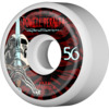 Powell Peralta Ray Rodriguez Skull & Sword White Skateboard Wheels - Park Formula - 56mm 103a (Set of 4)