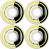 Quasi Skateboards Class White Skateboard Wheels - 52mm 83b (Set of 4)