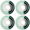 Quasi Skateboards Class White Skateboard Wheels - 54mm 83b (Set of 4)
