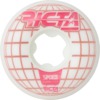 Ricta Wheels Mainframe Sparx White / Pink Skateboard Wheels - 53mm 99a (Set of 4)