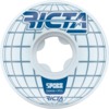 Ricta Wheels Mainframe Sparx White / Blue Skateboard Wheels - 54mm 99a (Set of 4)