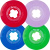 Ricta Wheels Super Crystals Trans Mix Purple / Green / Blue / Red Skateboard Wheels - 54mm 95a (Set of 4)