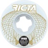 Ricta Wheels Wireframe White Skateboard Wheels - 53mm 99a (Set of 4)