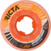 Ricta Wheels Tom Asta Speed Rings Slim Clear / Orange Skateboard Wheels - 53mm 95a (Set of 4)