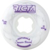 Ricta Wheels Samarria Brevard Orbital White / Gold Skateboard Wheels - 53mm 99a (Set of 4)