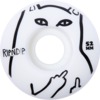 Rip N Dip Lord Nerm White Skateboard Wheels - 52mm 99a (Set of 4)