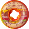 Santa Cruz Skateboards Jeremy Fish Slime Balls Burger Red / Yellow Skateboard Wheels - 56mm 99a (Set of 4)