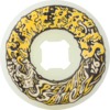 Santa Cruz Skateboards Slime Balls Vomit Mini White / Yellow Skateboard Wheels - 56mm 97a (Set of 4)