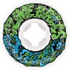 Santa Cruz Skateboards Slime Balls Vomit Mini II White / Green / Blue Skateboard Wheels - 54mm 97a (Set of 4)