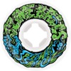 Santa Cruz Skateboards Slime Balls Vomit Mini II White / Green / Blue Skateboard Wheels - 54mm 97a (Set of 4)