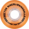 Sector 9 Nineballs Cantelope Skateboard Wheels - 58mm 78a (Set of 4)