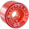 Sector 9 Nineballs Warm Red Skateboard Wheels - 65mm 78a (Set of 4)