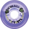 Sector 9 Nineballs Clear Purple Skateboard Wheels - 69mm 78a (Set of 4)