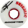 Seismic Skate Systems Booster White / Red Skateboard Wheels - 63mm 97a (Set of 4)