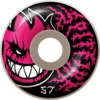 Spitfire Wheels Deathmask White / Pink Skateboard Wheels - 57mm 99a (Set of 4)