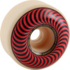 Spitfire Wheels Formula Four Classic Swirl White w/ Red / Bronze Skateboard Wheels - 60mm 101a (Set of 4)