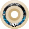 Spitfire Wheels Formula Four Radial Natural Skateboard Wheels - 56mm 93a (Set of 4)
