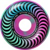 Spitfire Wheels Formula Four Classic Multiswirl Pink / Green / Blue Skateboard Wheels - 52mm 99a (Set of 4)