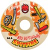 Spitfire Wheels Formula Four Big Beatdown Natural Skateboard Wheels - 66.6mm 99a (Set of 4)