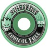Spitfire Wheels Formula Four Conical Full Teal Skateboard Wheels - 52mm 99a (Set of 4)