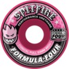 Spitfire Wheels Formula Four Conical full Pink Skateboard Wheels - 53mm 99a (Set of 4)