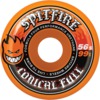 Spitfire Wheels Formula Four Conical Full Orange Skateboard Wheels - 56mm 99a (Set of 4)